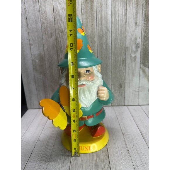 Vtg Willabee & Ward Seasonal Sensation June Garden Gnomes Statue 12" Tall - Picture 9 of 11